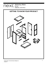 Preview for 3 page of Next Amberley Robe 873104 Assembly Instructions Manual