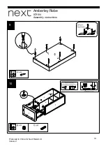 Preview for 10 page of Next Amberley Robe 873104 Assembly Instructions Manual