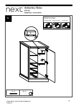 Preview for 14 page of Next Amberley Robe 873104 Assembly Instructions Manual