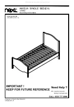 Предварительный просмотр 1 страницы Next Amelia 125862 Assembly Instructions Manual