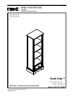 Next AMELIA BOOKCASE Assembly Instructions Manual preview