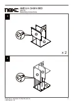 Preview for 7 page of Next AMELIA CABIN BED 178779 Assembly Instructions Manual