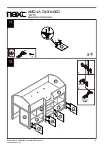 Preview for 13 page of Next AMELIA CABIN BED 178779 Assembly Instructions Manual