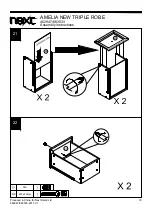 Preview for 17 page of Next AMELIA NEW 462947 Assembly Instructions Manual