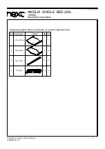 Preview for 4 page of Next AMELIA SINGLE BED 125862 Assembly Instructions Manual