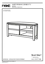 Предварительный просмотр 2 страницы Next AMSTERDAM 899436 Assembly Instructions