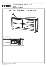 Предварительный просмотр 3 страницы Next AMSTERDAM 899436 Assembly Instructions