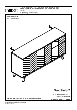 Next ANDERSON 107527 Assembly Instructions Manual preview