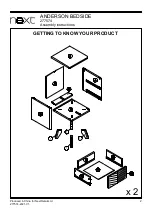 Preview for 3 page of Next ANDERSON 277574 Assembly Instructions Manual