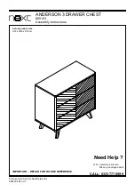 Предварительный просмотр 1 страницы Next ANDERSON 685193 Assembly Instructions Manual