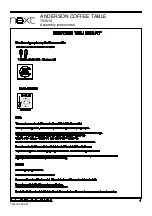 Предварительный просмотр 2 страницы Next ANDERSON 753019 Assembly Instructions Manual