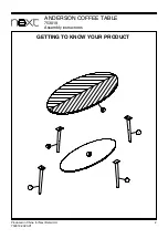 Предварительный просмотр 3 страницы Next ANDERSON 753019 Assembly Instructions Manual