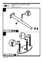 Предварительный просмотр 6 страницы Next ANDERSON 753019 Assembly Instructions Manual