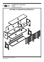 Предварительный просмотр 3 страницы Next ANDERSON 814767 Assembly Instructions Manual