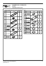 Предварительный просмотр 4 страницы Next ANDERSON 814767 Assembly Instructions Manual