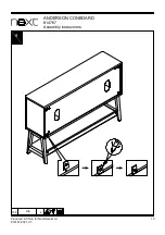 Предварительный просмотр 12 страницы Next ANDERSON 814767 Assembly Instructions Manual