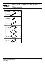 Предварительный просмотр 4 страницы Next ANDERSON 843556 Assembly Instructions Manual