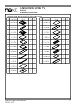 Предварительный просмотр 4 страницы Next ANDERSON 848342 Assembly Instructions Manual