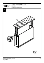 Предварительный просмотр 15 страницы Next ANDERSON 848342 Assembly Instructions Manual