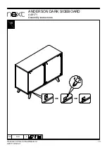 Предварительный просмотр 12 страницы Next ANDERSON A48171 Assembly Instructions Manual