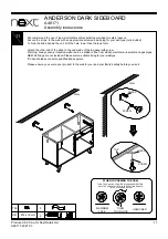 Предварительный просмотр 13 страницы Next ANDERSON A48171 Assembly Instructions Manual