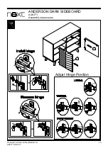 Предварительный просмотр 15 страницы Next ANDERSON A48171 Assembly Instructions Manual