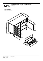 Предварительный просмотр 18 страницы Next ANDERSON A48171 Assembly Instructions Manual