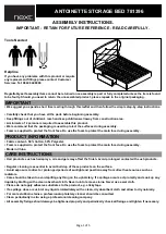 Preview for 1 page of Next ANTOINETTE 781396 Assembly Instructions