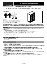 Next ASHTON GLAZED SIDE 855468 Assembly Instructions preview