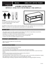 Next BARLOW 802062 Assembly Instructions Manual preview