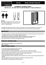 Preview for 1 page of Next BARLOW BOOKCASE 804833 Assembly Instructions Manual