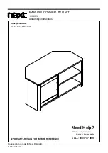 Предварительный просмотр 1 страницы Next BARLOW CORNER TV UNIT 118685 Assembly Instructions Manual