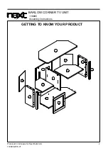 Предварительный просмотр 3 страницы Next BARLOW CORNER TV UNIT 118685 Assembly Instructions Manual