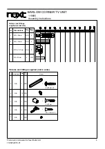 Предварительный просмотр 5 страницы Next BARLOW CORNER TV UNIT 118685 Assembly Instructions Manual