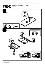 Предварительный просмотр 6 страницы Next BARLOW CORNER TV UNIT 118685 Assembly Instructions Manual