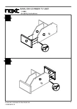 Предварительный просмотр 8 страницы Next BARLOW CORNER TV UNIT 118685 Assembly Instructions Manual