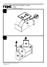 Предварительный просмотр 9 страницы Next BARLOW CORNER TV UNIT 118685 Assembly Instructions Manual