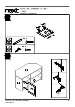 Предварительный просмотр 11 страницы Next BARLOW CORNER TV UNIT 118685 Assembly Instructions Manual