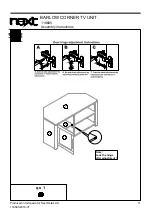 Предварительный просмотр 12 страницы Next BARLOW CORNER TV UNIT 118685 Assembly Instructions Manual