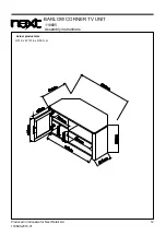 Предварительный просмотр 13 страницы Next BARLOW CORNER TV UNIT 118685 Assembly Instructions Manual