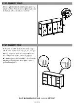 Предварительный просмотр 11 страницы Next BARLOW SIDEBOARD 804990 Assembly Instructions Manual