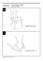 Предварительный просмотр 7 страницы Next BLAIR Assembly Instructions Manual