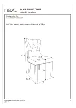 Предварительный просмотр 8 страницы Next BLAIR Assembly Instructions Manual