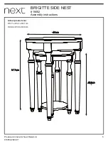 Preview for 5 page of Next BRIGITTE 819052 Assembly Instructions