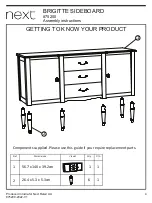 Preview for 4 page of Next BRIGITTE 875200 Assembly Instructions Manual