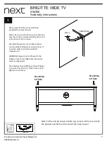 Предварительный просмотр 7 страницы Next BRIGITTE 894356 Assembly Instructions Manual