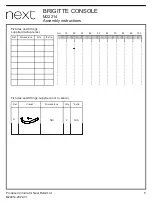 Предварительный просмотр 5 страницы Next BRIGITTE M22214 Assembly Instructions Manual