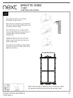 Предварительный просмотр 12 страницы Next BRIGITTE T15867 Assembly Instructions Manual