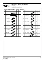 Предварительный просмотр 4 страницы Next BRONX 286077 Assembly Instructions Manual