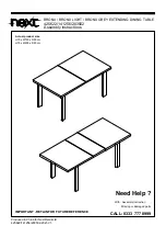 Preview for 1 page of Next BRONX 425622 Assembly Instructions Manual